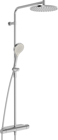 Oras Optima Style 7192N-80 Takdusjsett Børstet stål, Baderom