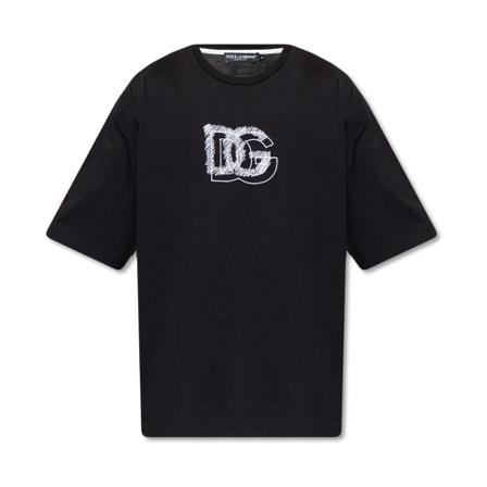 Dolce & Gabbana T-shirt with logo Sort, Herre T-shirts
