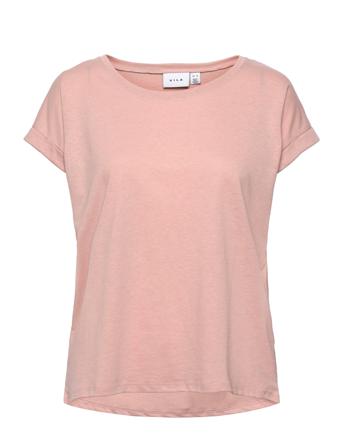 Vidreamers Pure T-Shirt-Fav T-shirt Top Lyserød Vila
