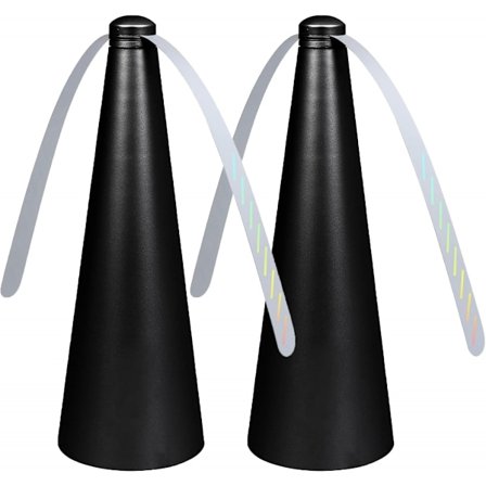 2 st flug- och myggavvisande insektsfläktar - Håll flugor och insekter borta från maten utan att använda Ch