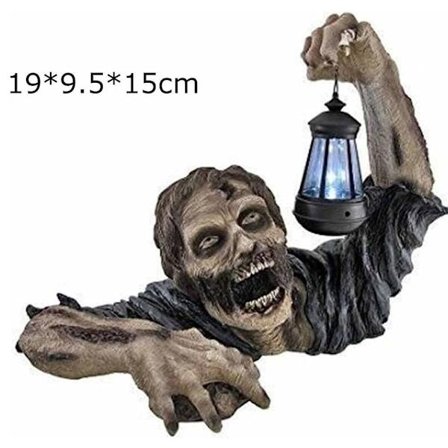 Halloween Horror Gnome Statue Festival Terror Prop Zombie Statue