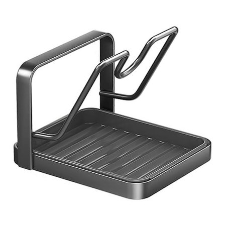 Lockhållare med avtagbar droppbricka för lock