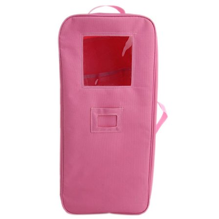 18-tommers dukke reiseoppbevaringsveske Oxford-stoff garderobeskap