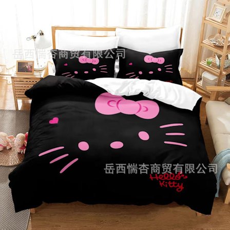 Digitaltryckt sängklädesset med flera teman (3 delar): Tar "multiversumet" in i sovrummet. Påslakan: 240*220 cm; Örngott: 50*75 cm * 2 st