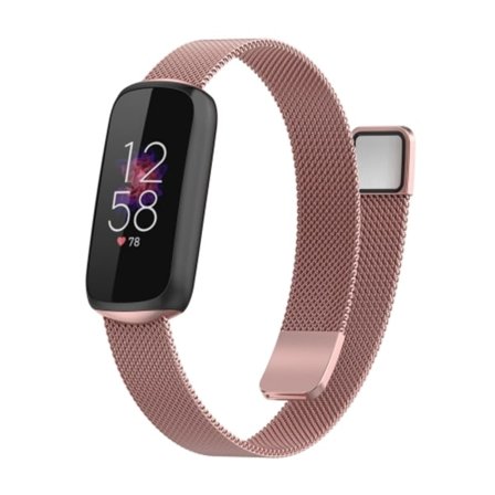 För Fitbit Luxe Special Edition Milanese Metal Magnetic Watch Band