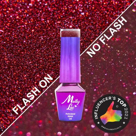 Mollylac - Gellack - Flashing Lights - Nr605 5g Uv-gel/led