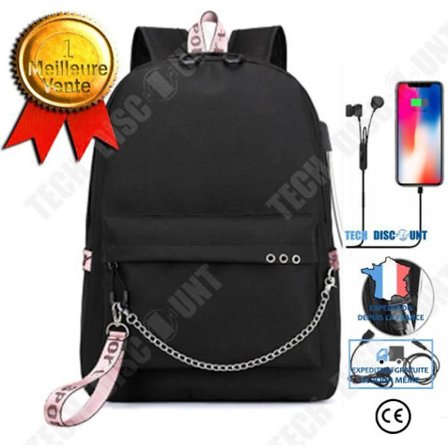 Ryggsäck - TD - Unisex - USB-port - Vattentålig - 14 tum