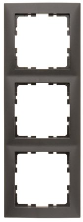 Berker S.1 Kombinationsram 3 fack, Strömbrytare & vägguttag