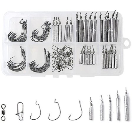 Fiskevikter Fiske Drop Shot Vikter Flera Storlekar Fiskevikter Dropshot Blyset Med Låda Fisketillbehör