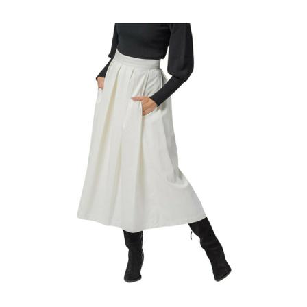 Department Five, Long skirt with folds Beżowy, Kobieta, Rozmiar: S