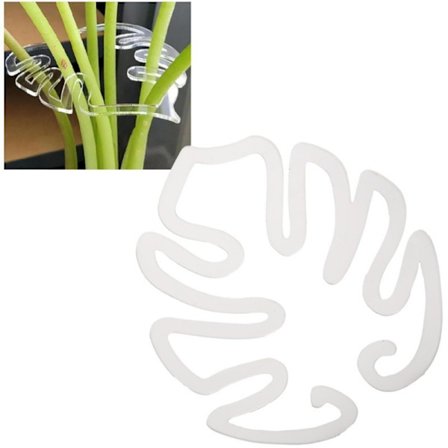 10 stk. Plantestøttepinde - Klar ABS Monstera Bladformningsværktøj