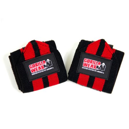 Gorilla Wear Gear Wrist Wraps Pro Svart/Rød