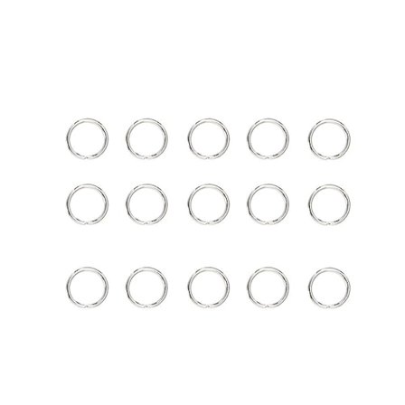 Silver Hoppringar Armband Öppen Ring Kedjepost Hoppringar
