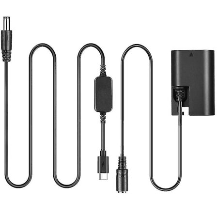 Lp-e6 E6n Ack-e6 -e6 Dummy Batteri&dc Bank Usb-c Kabel För 6d 7d 60d 70d 80d 90d R R5 R6 5ds Mark I