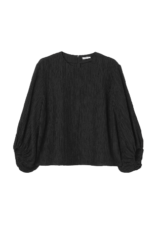 Wera Krinklad blus BON Blusar Svart 36