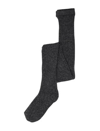 mp Denmark Cotton Rib Tights - Grey - 68-74
