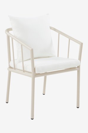 Jotex - Utendørs Stol Beige - MENTON - Kjøp Hagestoler & -krakker hos Jotex