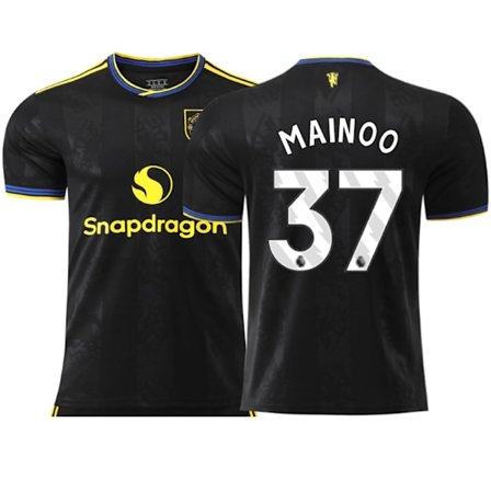 25-26 Manchester United F.C. Bortatredje NO.37 MAINOO Träningsfotbollströja S-2XL