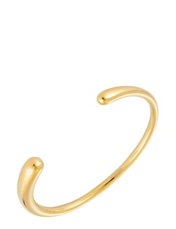 C Shape Bangle Gold By Jolima