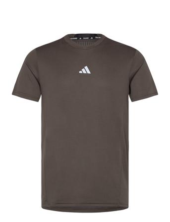 Adidas D4T Hiit Workout Heat.rdy T-Shirt Sport T-Kortærmet Skjorte Brown Adidas Performance