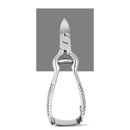 Negleklipper - Negleklippere med bufferfjeder 14cm rustfrit stål, ZQKLA