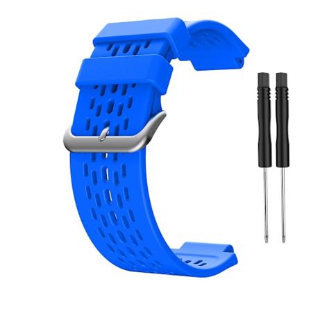 Til Approach S4/S2 Loop-justerbar armbånd silikonebånd-erstat ingen mellemrum rem [GGL] Blue