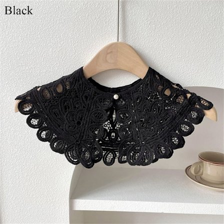 Falsk krage Avtakbar krage SVART