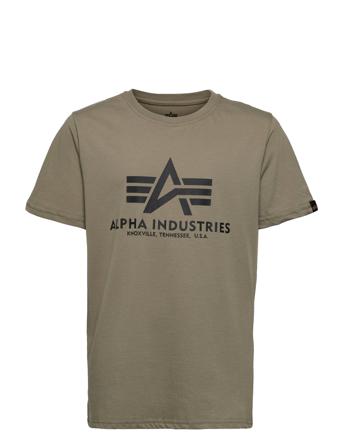 Basic T Kids/Teens T-shirts Short-sleeved Vihreä Alpha Industries