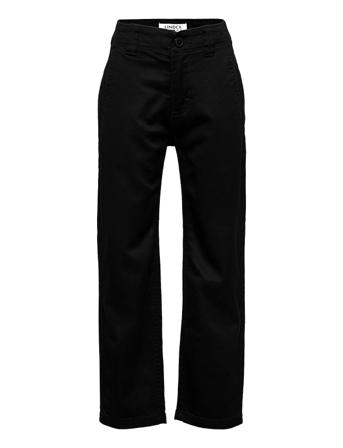 Trousers Vilgot Wide Chinos Black Lindex