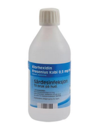 Klorhexidin 0,5 mg/ml liniment, 250 ml