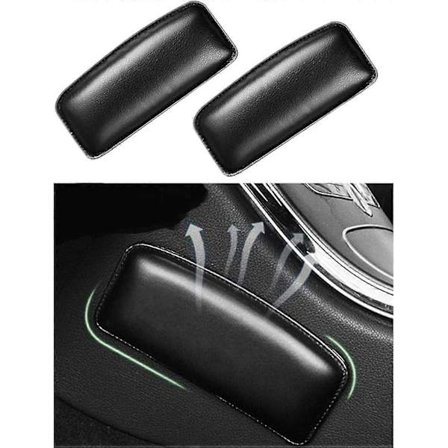 Blød knæpude til bilens midterkonsol, knæ- og benpude til bilens midterkonsol, albuepude til dørarmlæn 2 stk.