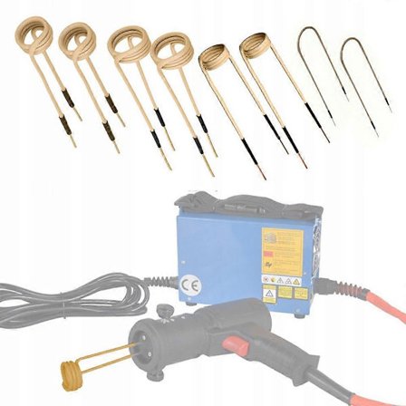 Sett med 8 varmespiraler Kompatibel med en induksjonsvarmer. Induktorspiral