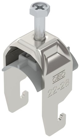 Obo Bettermann BS-U1-K-28 A2 Kabelholder 22–28 mm, Installasjonsmaterial