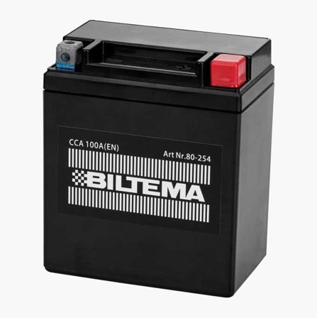 Biltema - MC-batteri SMF 12 V 6 5 Ah 110 x 65 x 135 mm