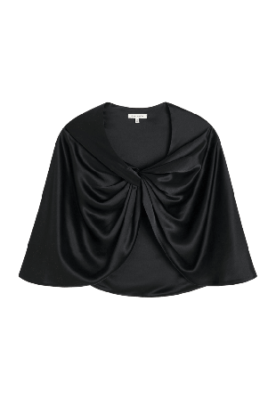 By Malene Birger Pinlos cape Capes & ponchos Dam Svart ONESIZE