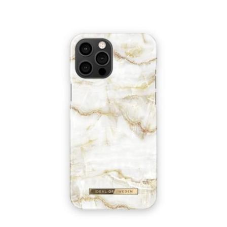 Ideal Of Sweden Iphone 13 Pro Max Skal - Golden Pearl Marble Guld