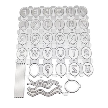 Tal og bogstaver metal skæredøre stencil scrapbooking prægning album papir fotokort håndværk