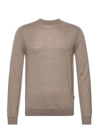 Onsmateo Life Reg 12 Merino Crew Knit Beige ONLY & SONS