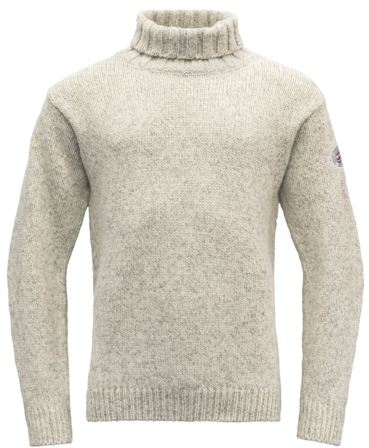 Devold Nansen Sweater High Neck Grey Melange