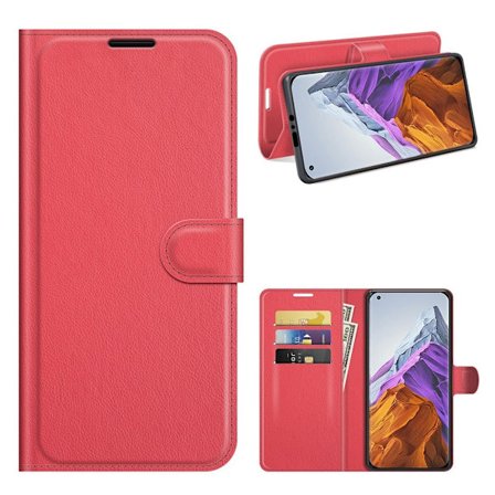 Classic Xiaomi Mi 11 Pro flip kuoret - Punainen