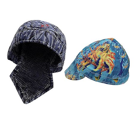 Svejsesvejsning Beskyttelseshue Kasket Halstørklæde Flammehæmmende Bomuldshjelm Sæt