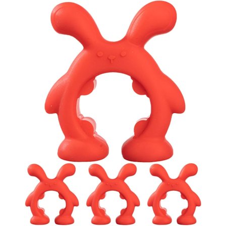 Silikonespatelholder - 4X Dyreformede Redskabsholdere - Kreative Køkkenredskaber, Redskabsholder, Spatelstativ til Hjemmet