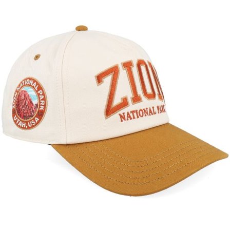 American Needle - Beige adjustable Keps - Zion Np Roscoe Ivory/Hazel A-Frame Adjustable @ Hatstore