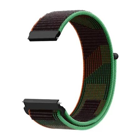 20 22mm Nylon Klockarmband För Garmin Vivoactive 3 4 5/Venu 2 Plus/Venu 3/Forerunner 55 158 265 965 745 645 255 Music Loop Armband