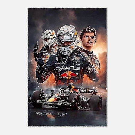 Max Verstappen Plakat, Formel 1, F1 Sim Racing Fan Puslespill Trepuslespill Spill Pedagogiske Leker PT-045[D]