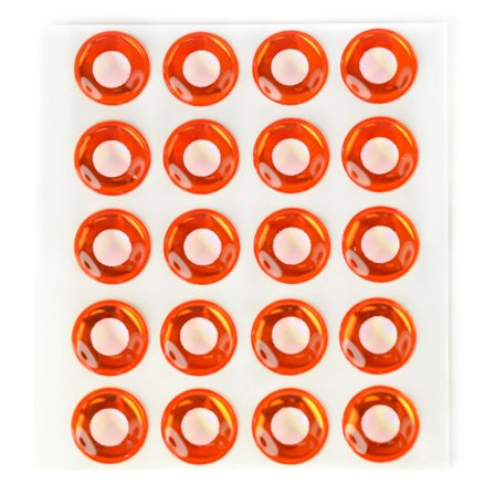 Epoxy Eyes 9mm - White/Red