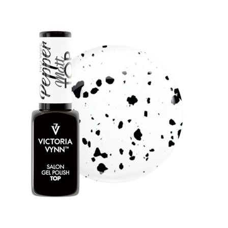 Top coat - Pepper - No Wipe Matt - 8 ml - Victoria Vynn