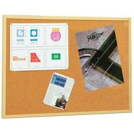 Faibo 607-5 kork anslagstavla - Stiftram - 80x120 cm