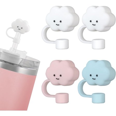 Flaskelåg - 3 stk. - Sugerørslåg - Sugerørsdæksel - Velegnet til Stanley Cup-tilbehør