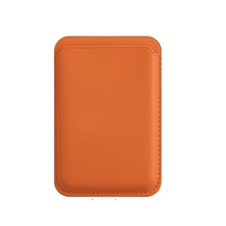 Apple Leather Card Holder med MagSafe for iPhone - Orange